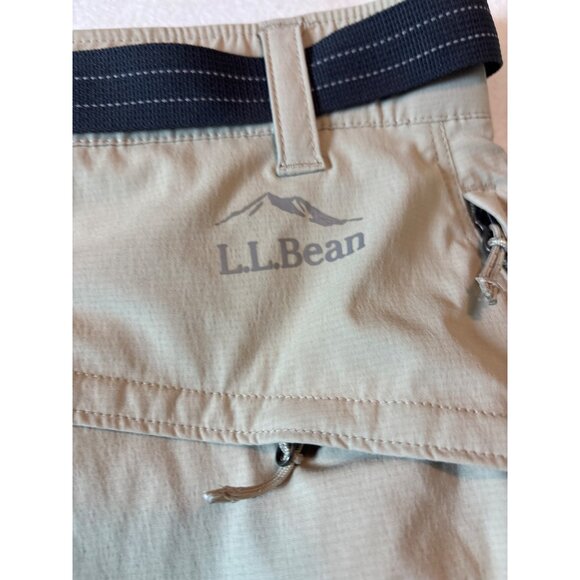 L.L. Beans  Cargo Capri Mens Convertible Cargo Short Beige Size 1x plus - Picture 12 of 15